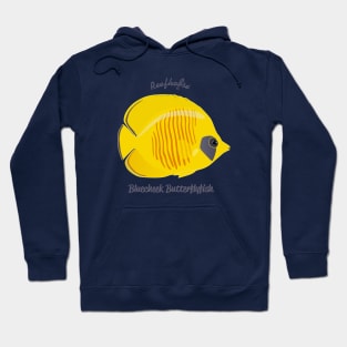 Bluecheek Butterflyfish Hoodie